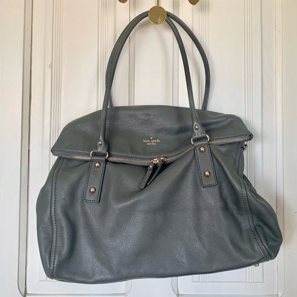 Storm Gray “Cobble Hill Travel Leslie” Bag - Picture 2 of 12